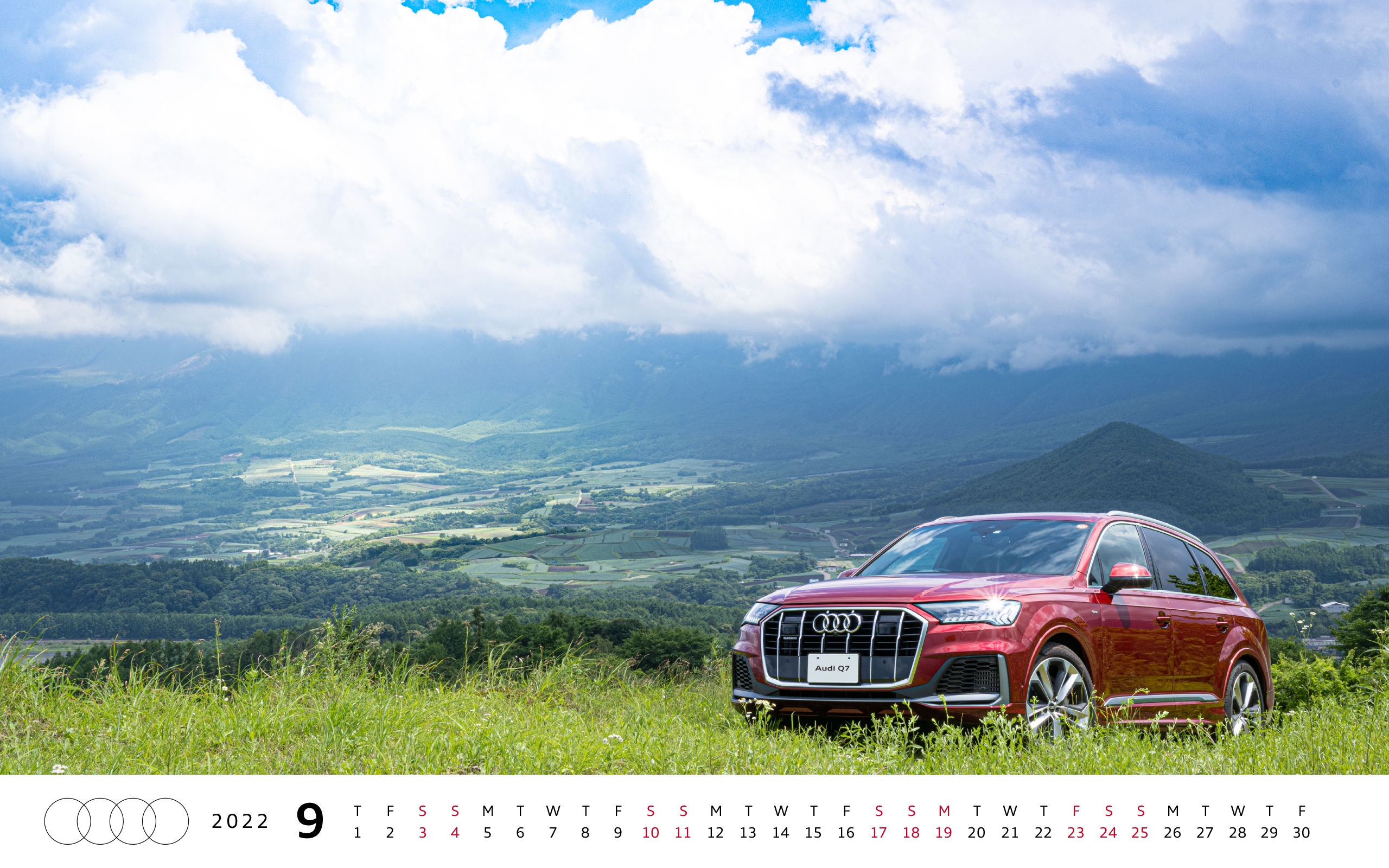 オリジナル壁紙 カレンダー Audi Japan Sales
