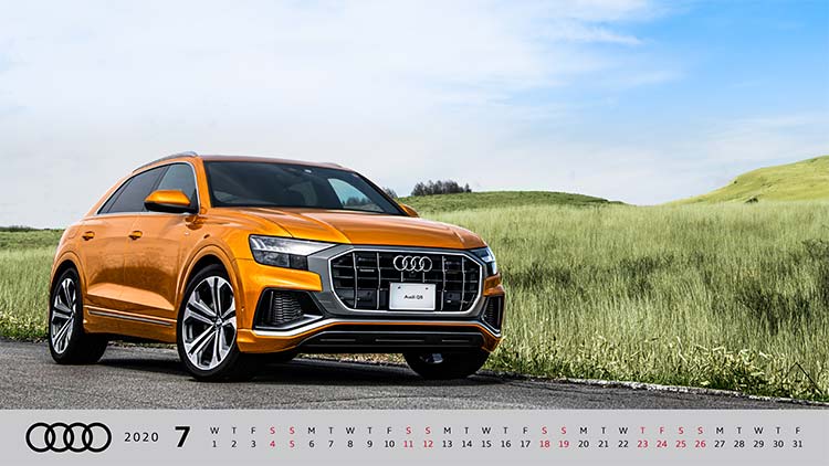 オリジナル壁紙 カレンダー Audi Japan Sales