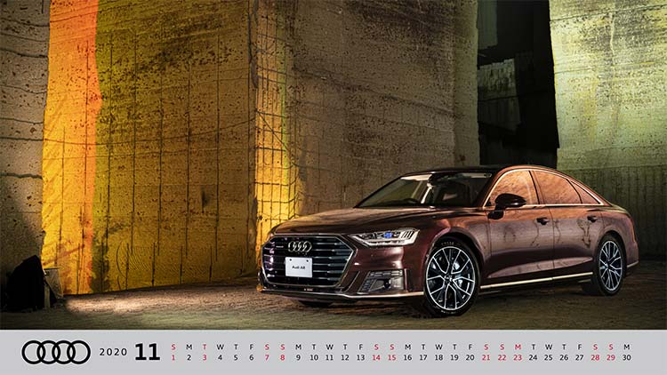 オリジナル壁紙 カレンダー Audi Japan Sales