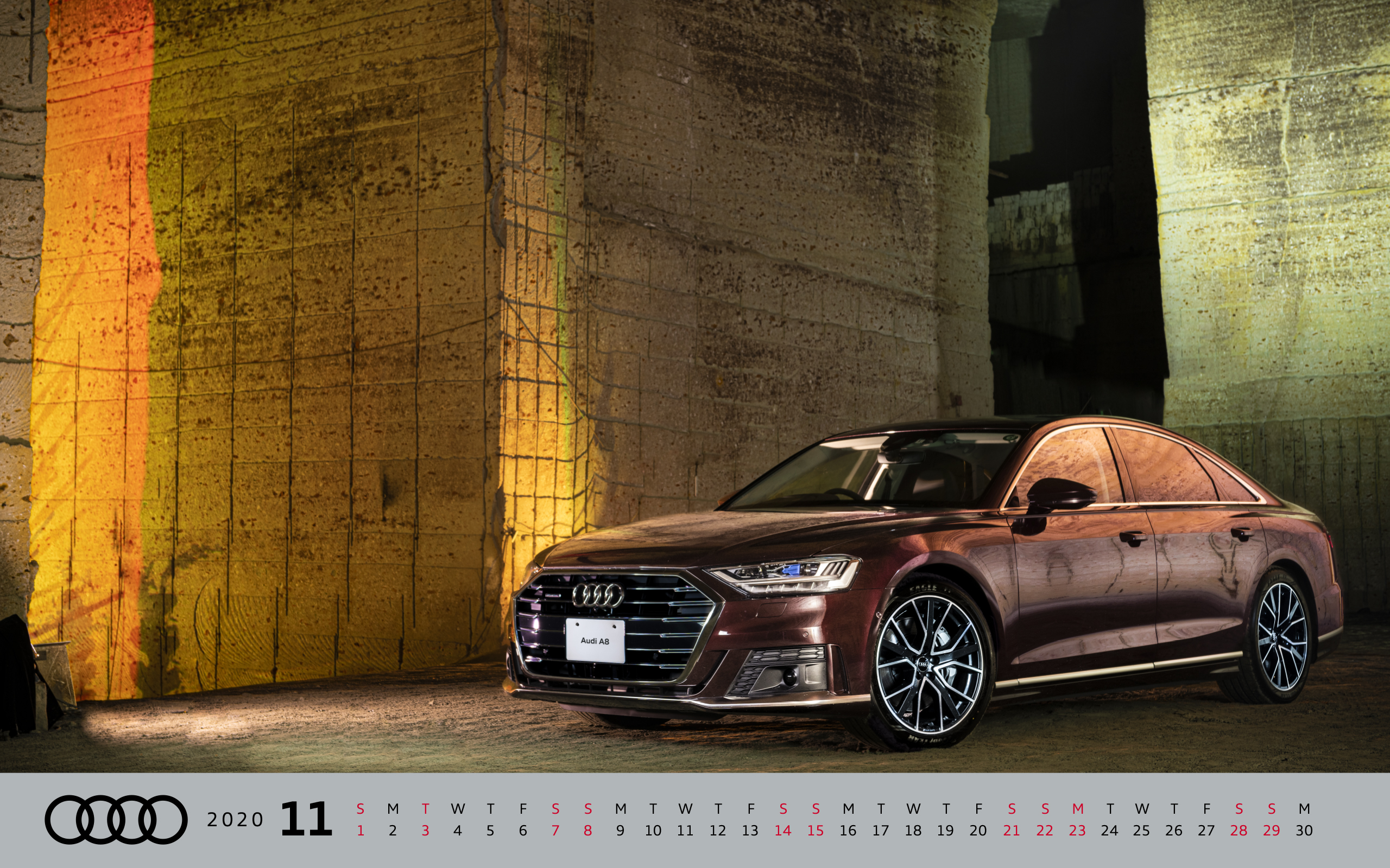 オリジナル壁紙 カレンダー Audi Japan Sales