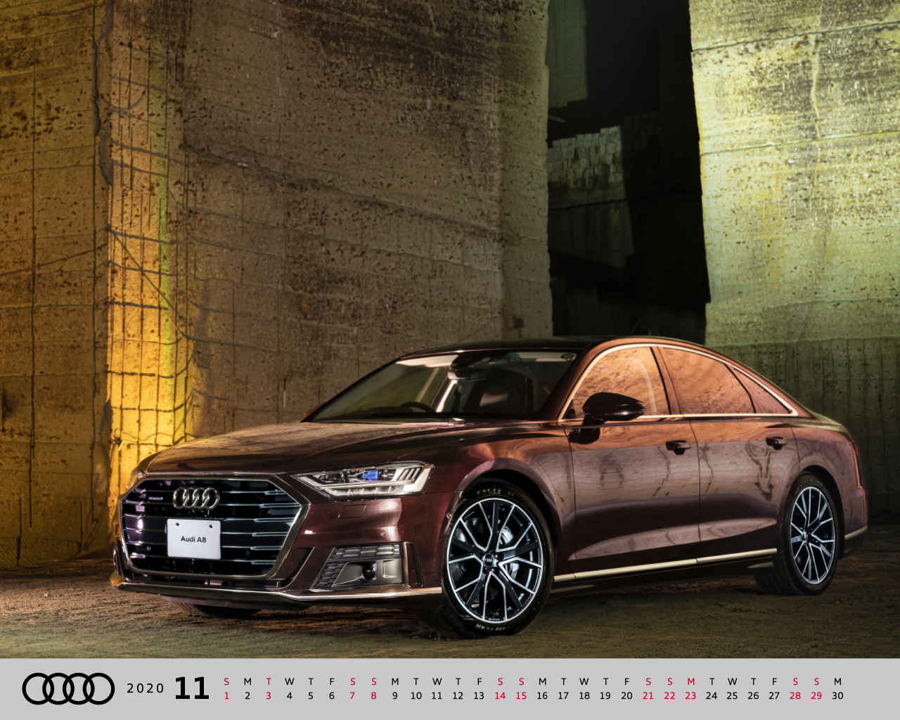 オリジナル壁紙 カレンダー Audi Japan Sales