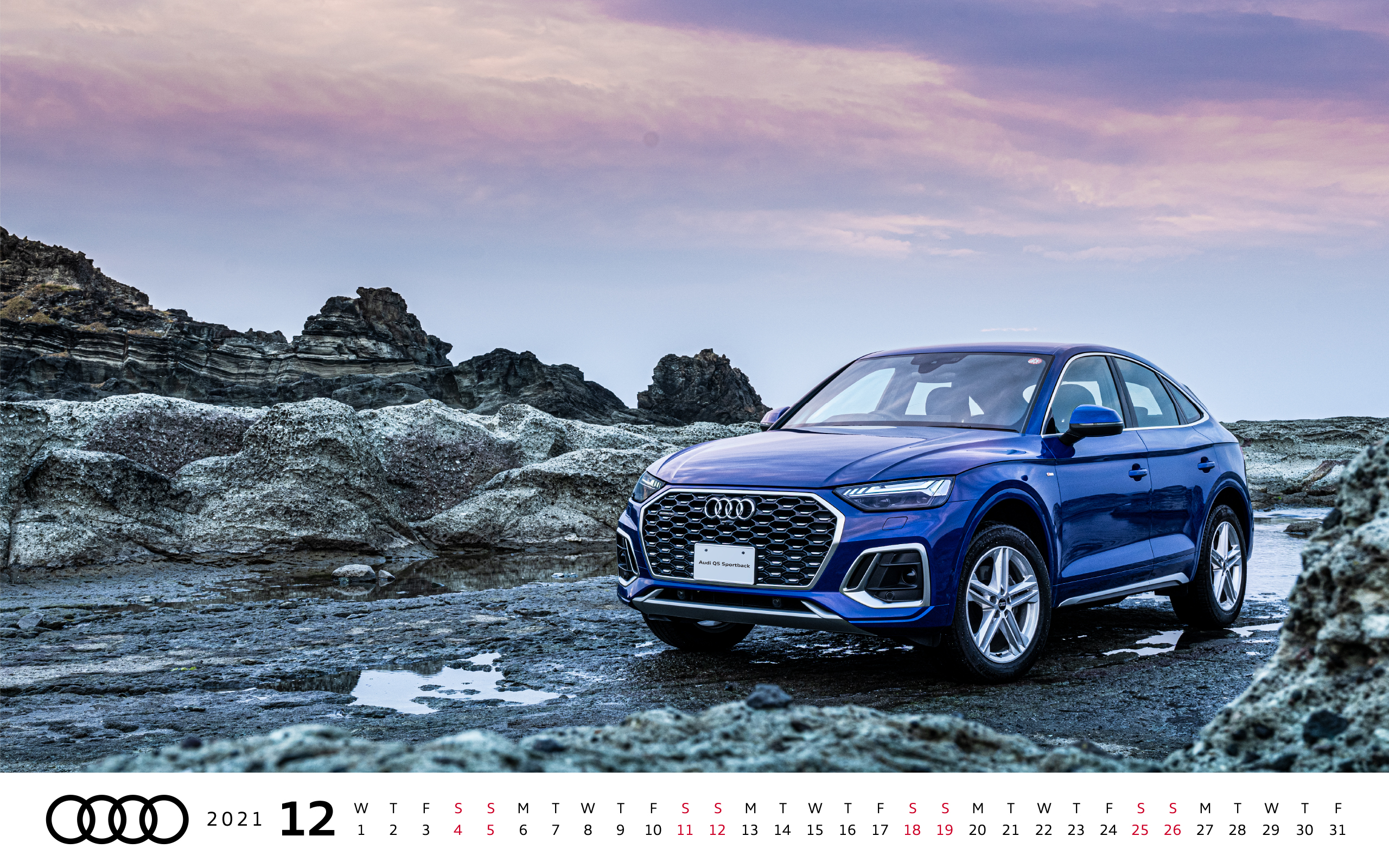 オリジナル壁紙 カレンダー Audi Japan Sales